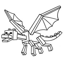 Desenho de Minecraft para colorir e imprimir: número 15