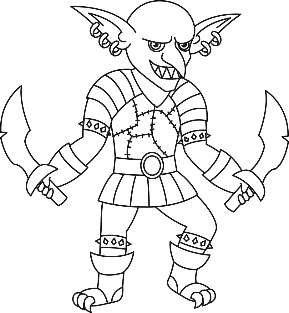 Desenho de Mito para colorir e imprimir: número 7