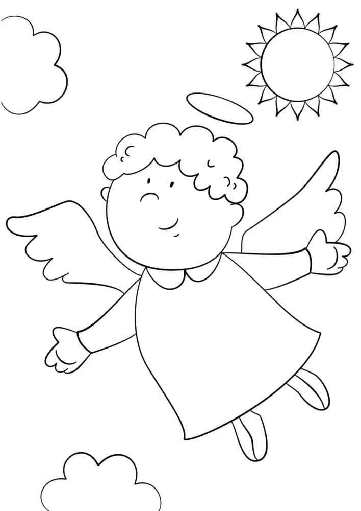 Desenho de Mito para colorir e imprimir: número 12