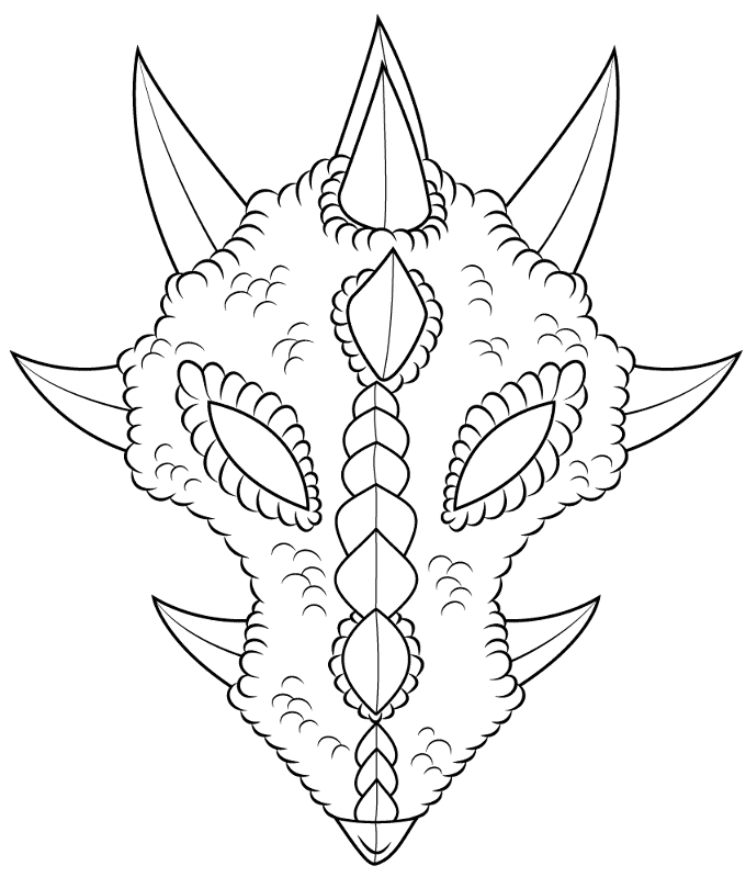 Desenho de Mito para colorir e imprimir: número 19