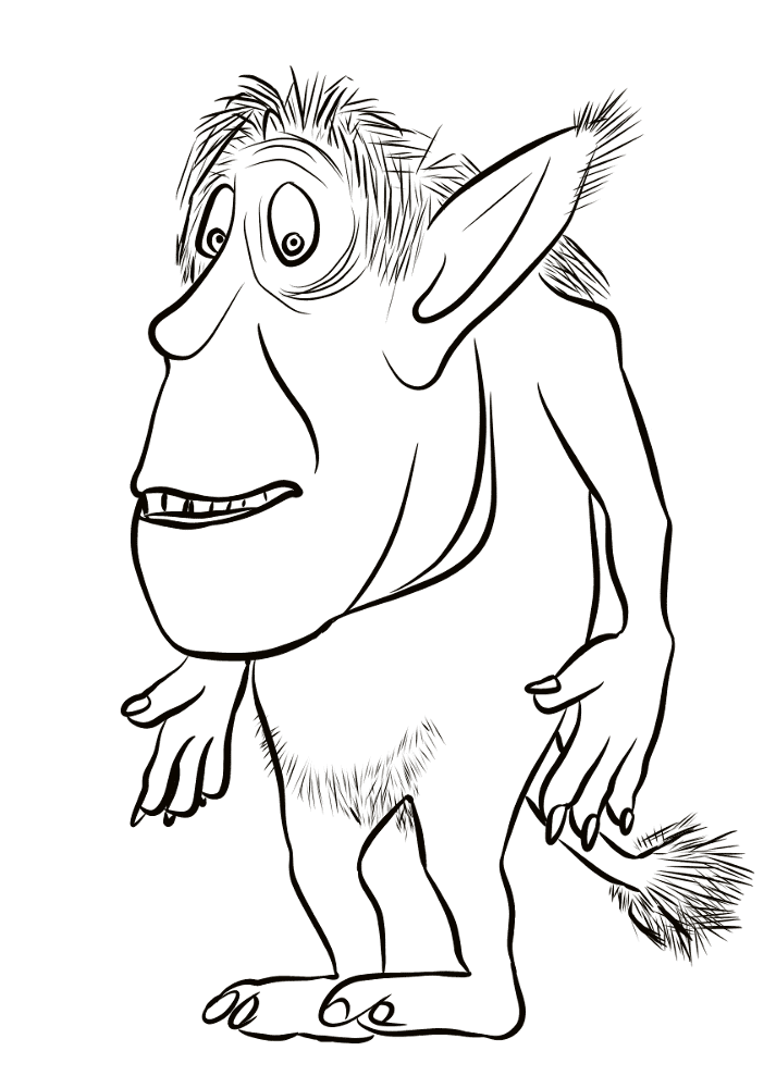 Desenho de Mito para colorir e imprimir: número 21