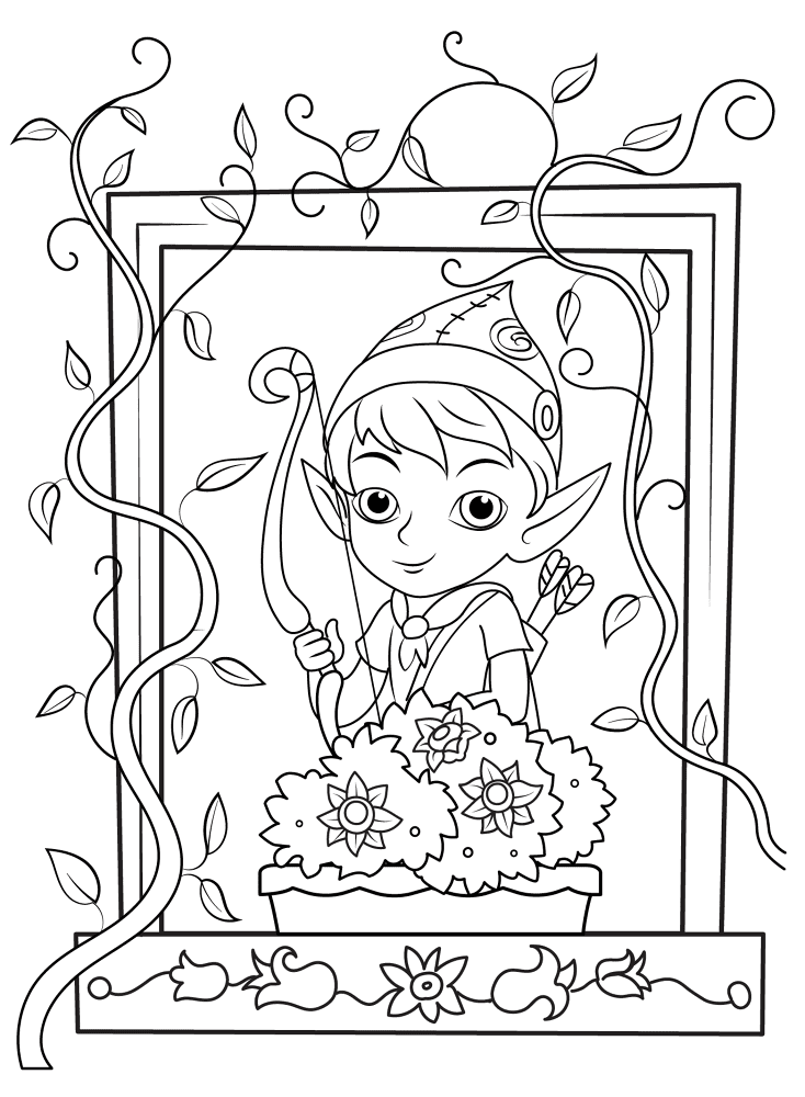 Desenho de Mito para colorir e imprimir: número 22