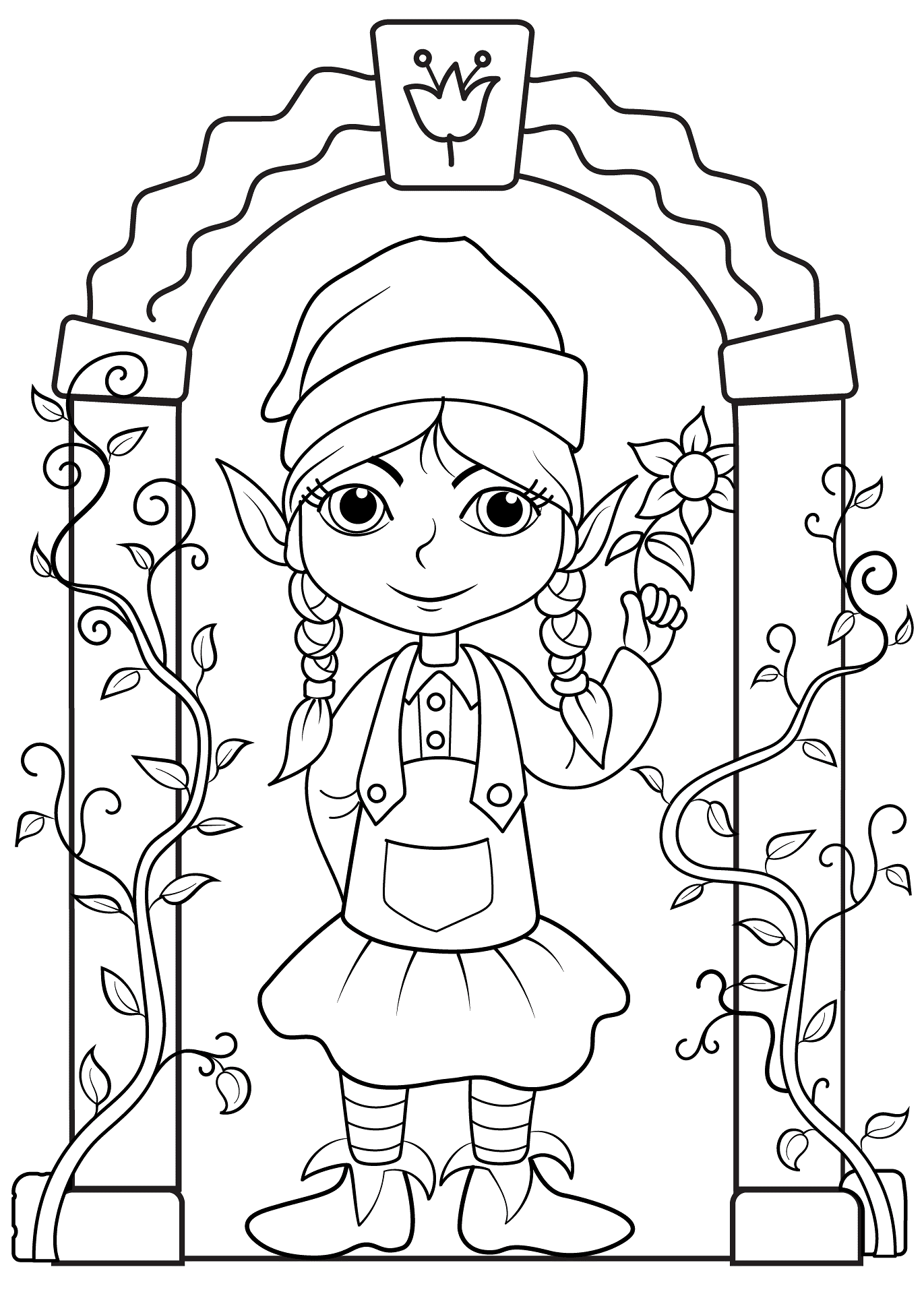 Desenho de Mito para colorir e imprimir: número 24