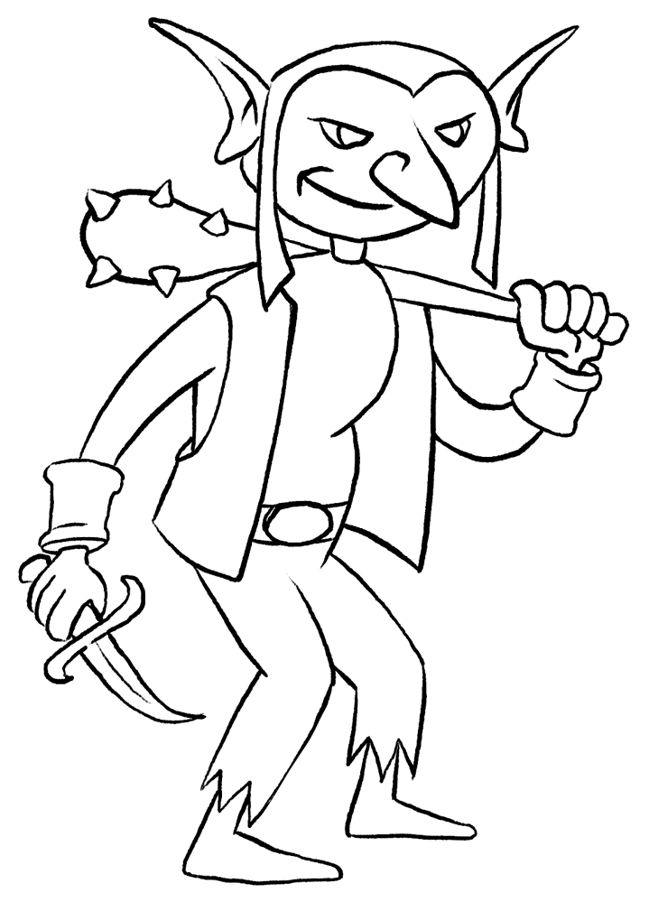 Desenho de Mito para colorir e imprimir: número 31
