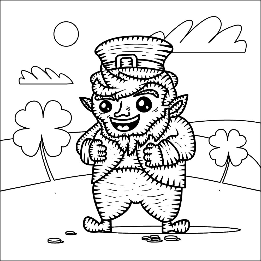 Desenho de Mito para colorir e imprimir: número 35
