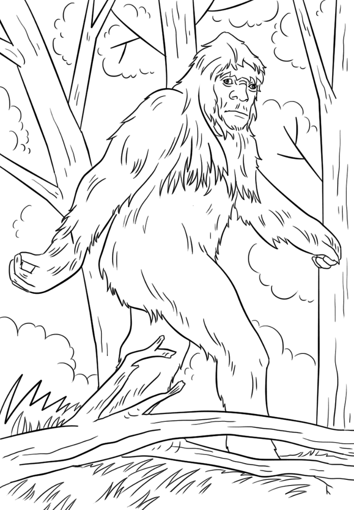Desenho de Mito para colorir e imprimir: número 45