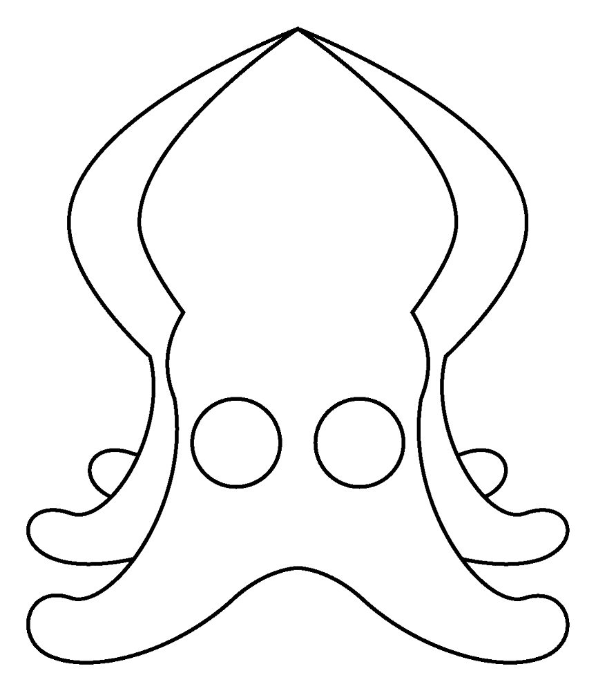 Desenho de Moluscos para colorir e imprimir: número 12