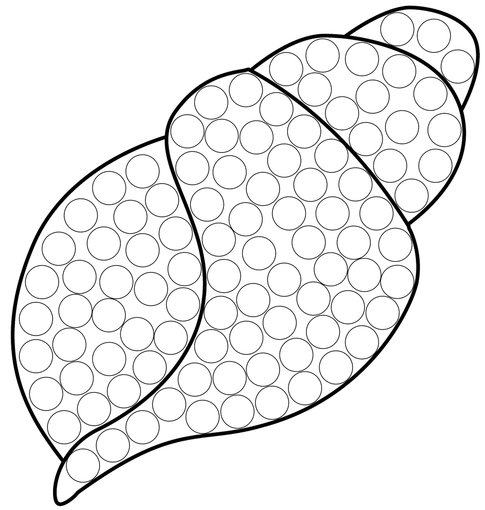 Desenho de Moluscos para colorir