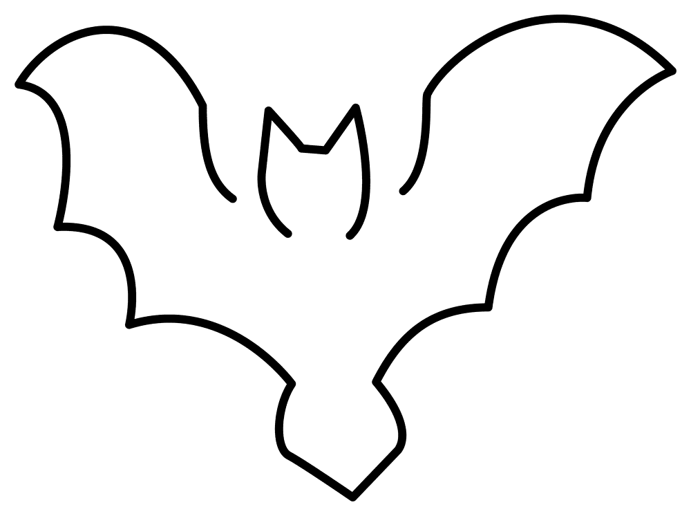 Desenho de Morcegos para colorir e imprimir: número 9
