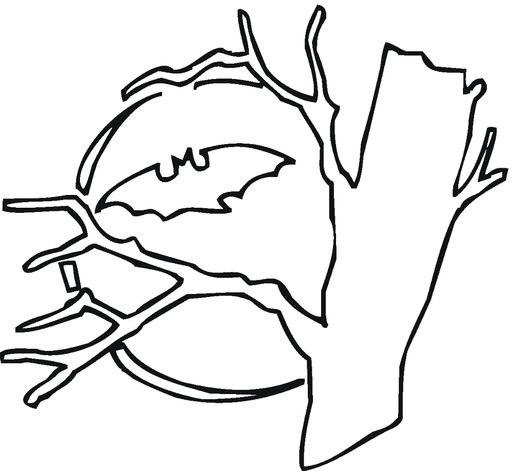 Desenho de Morcegos para colorir e imprimir: número 33