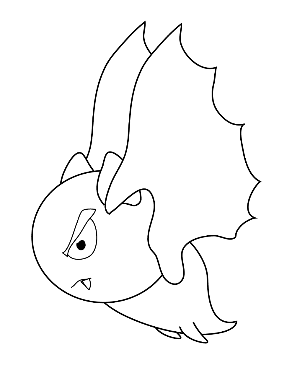 Desenho de Morcegos para colorir