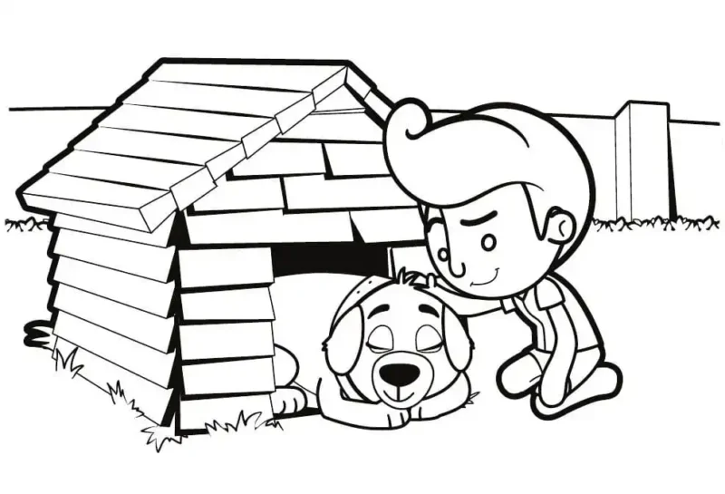 Desenho de Mundo Bita para colorir e imprimir: número 1