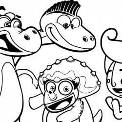 Desenho de Mundo Bita para colorir e imprimir: número 9