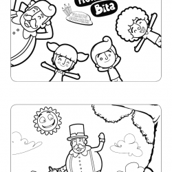 Desenho de Mundo Bita para colorir e imprimir: número 11