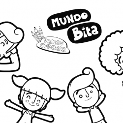 Desenho de Mundo Bita para colorir e imprimir: número 14