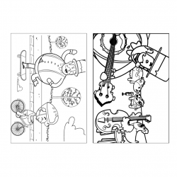 Desenho de Mundo Bita para colorir e imprimir: número 20