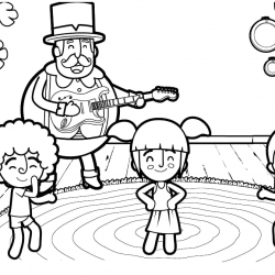 Desenho de Mundo Bita para colorir e imprimir: número 22