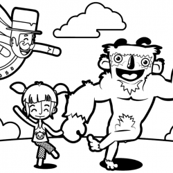 Desenho de Mundo Bita para colorir e imprimir: número 23