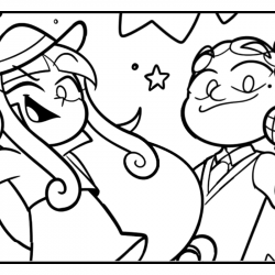 Desenho de Mundo Torajo para colorir e imprimir: número 8