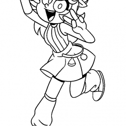 Desenho de Mundo Torajo para colorir e imprimir: número 11