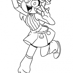 Desenho de Mundo Torajo para colorir e imprimir: número 16