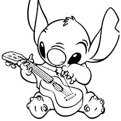 Desenho de Musica para colorir e imprimir: número 14