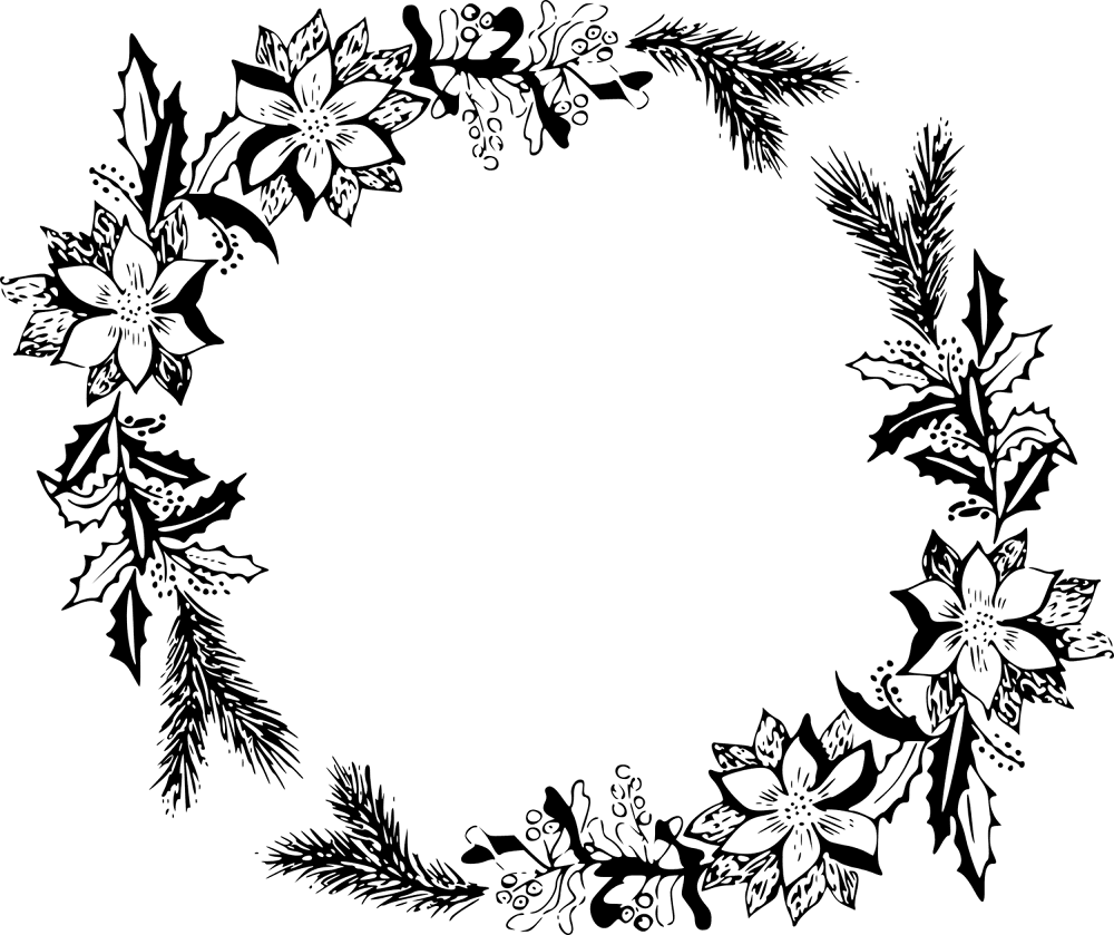 Desenho de Natal para colorir e imprimir: número 29
