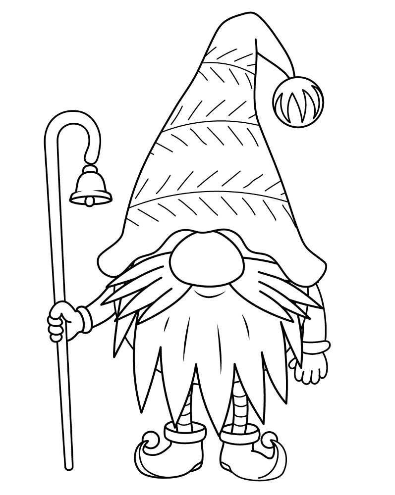 Desenho de Natal para colorir e imprimir: número 39