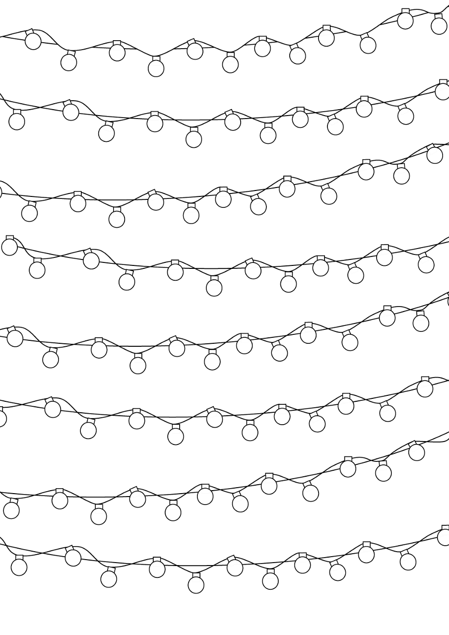 Desenho de Natal para colorir