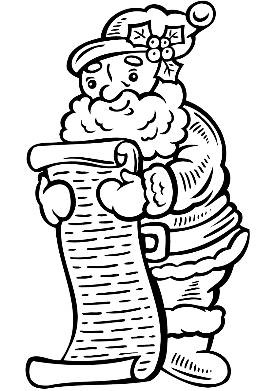 Desenho de Natal para colorir