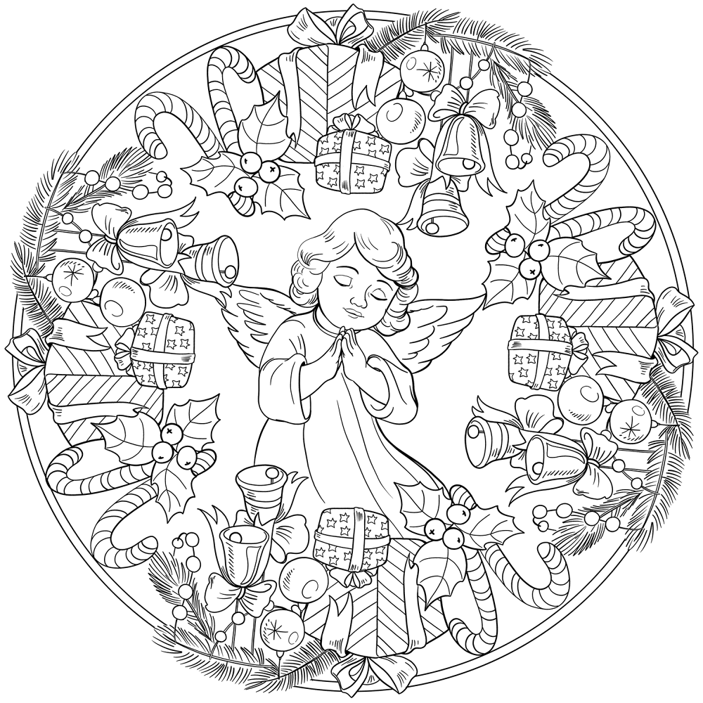 Desenho de Natal para colorir