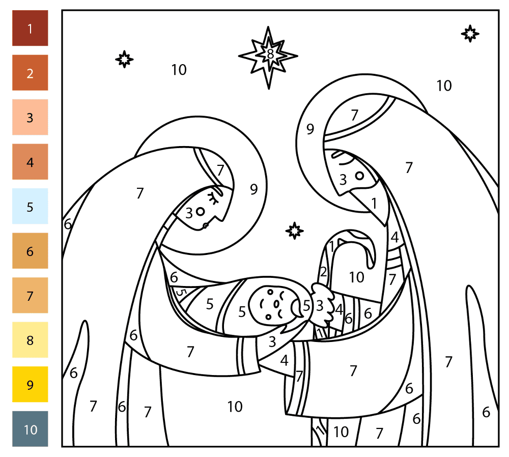 Desenho de Natal para colorir