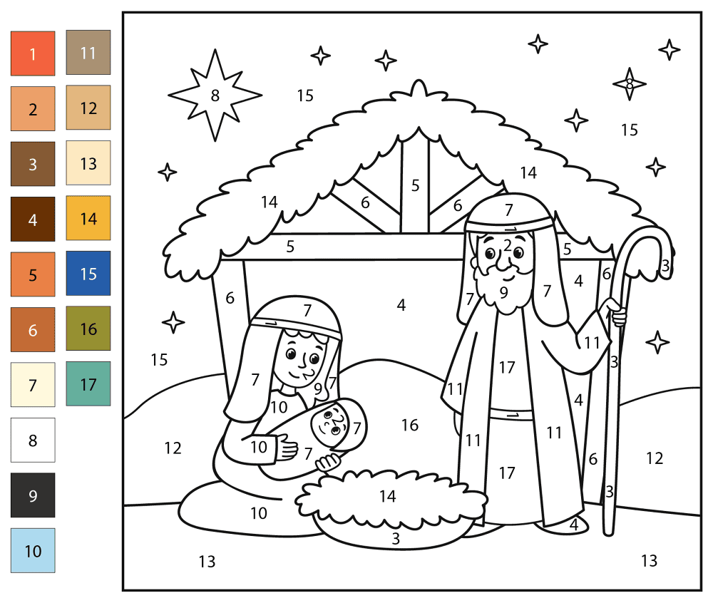 Desenho de Natal para colorir
