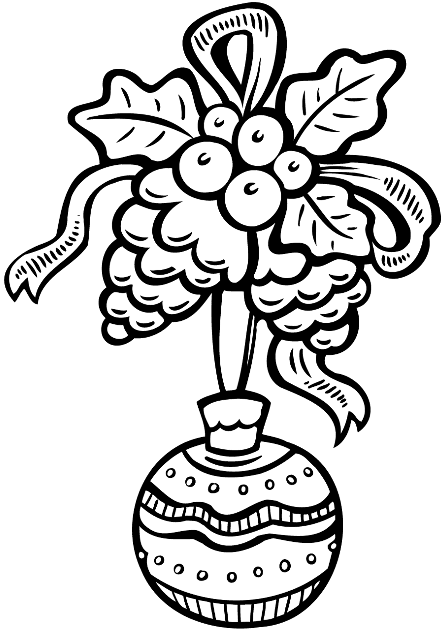 Desenho de Natal para colorir