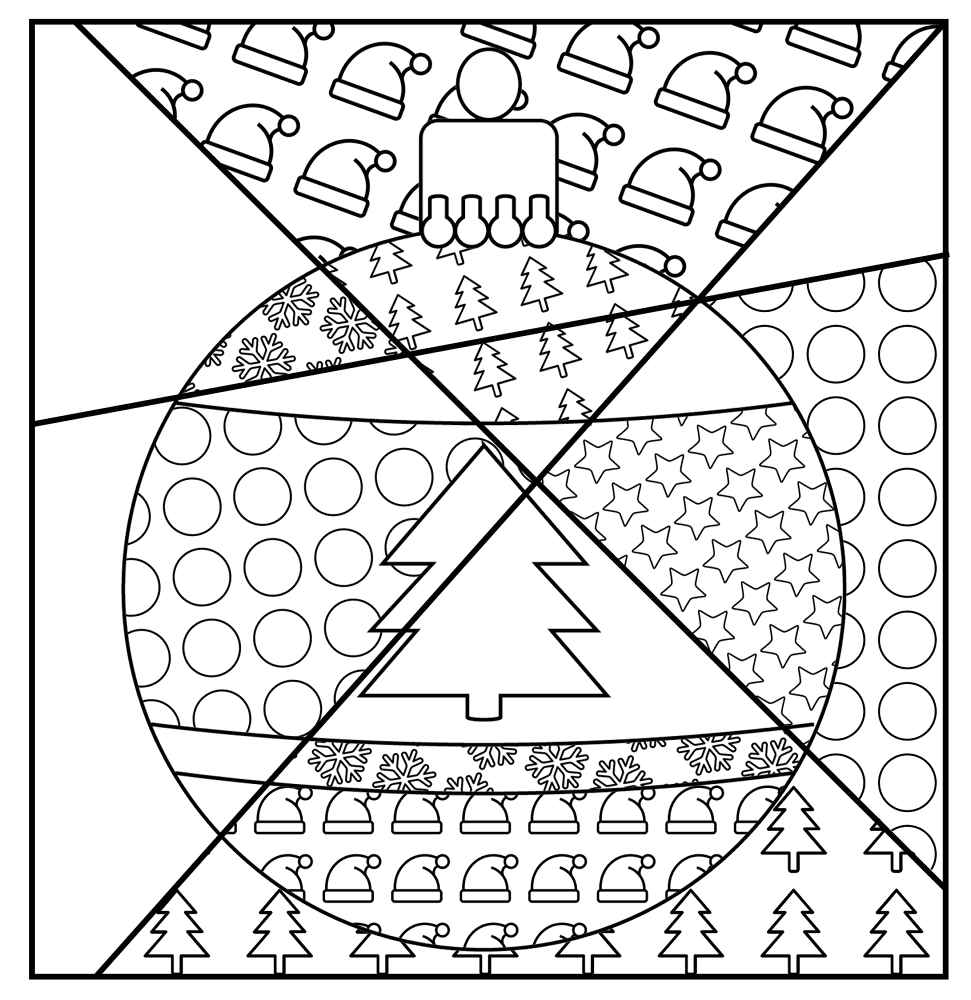 Desenho de Natal para colorir