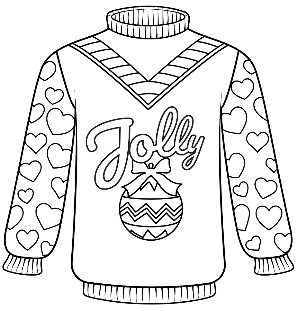 Desenho de Natal para colorir