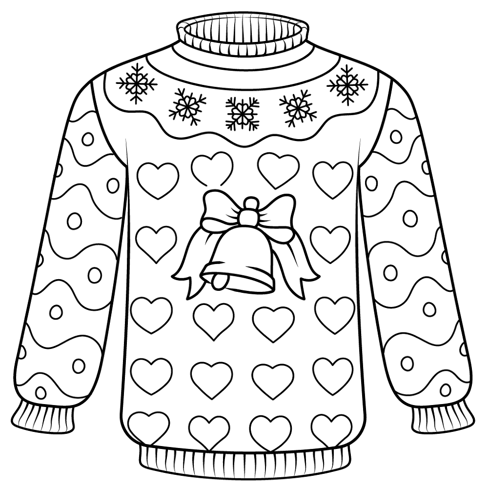 Desenho de Natal para colorir