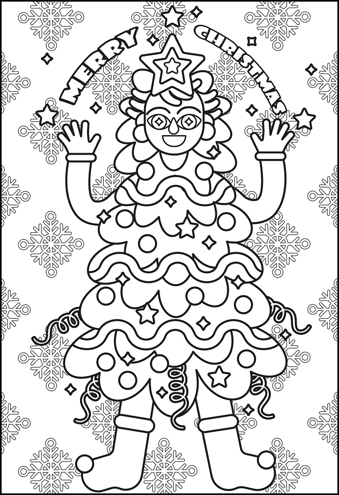 Desenho de Natal para colorir