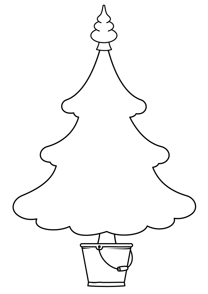 Desenho de Natal para colorir