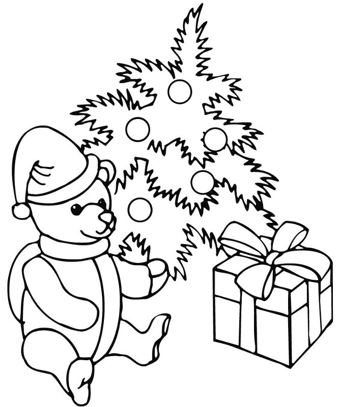 Desenho de Natal para colorir