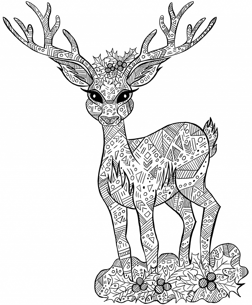 Desenho de Natal para colorir