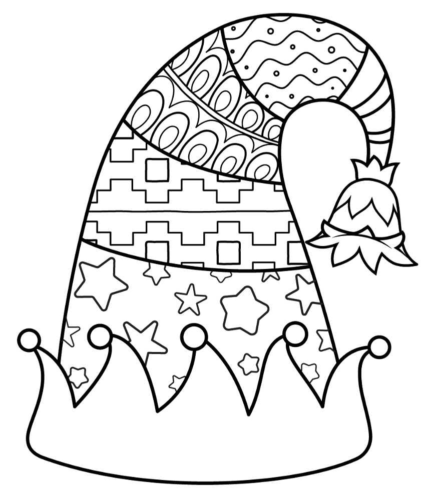 Desenho de Natal para colorir