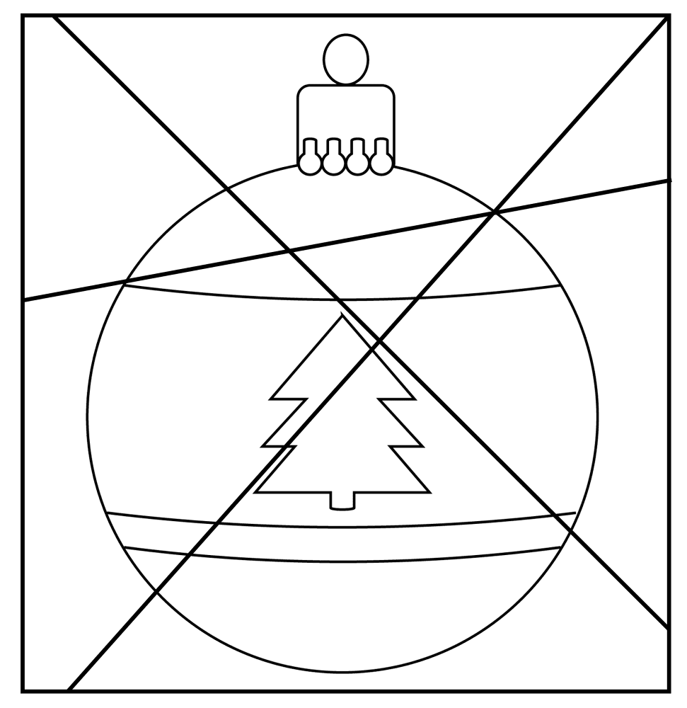 Desenho de Natal para colorir