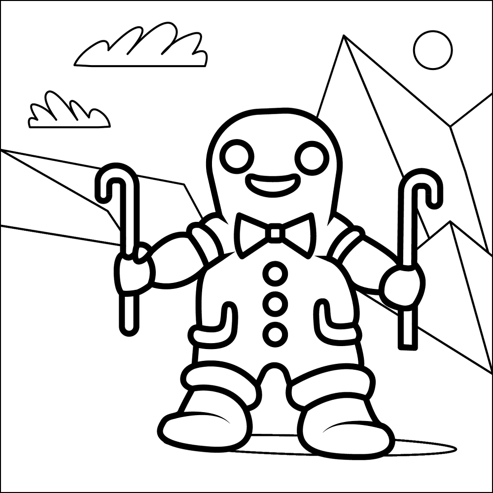 Desenho de Natal para colorir