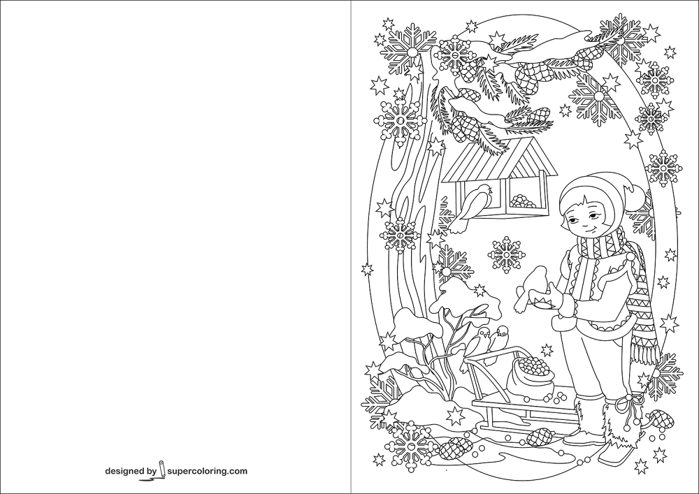 Desenho de Natal para colorir