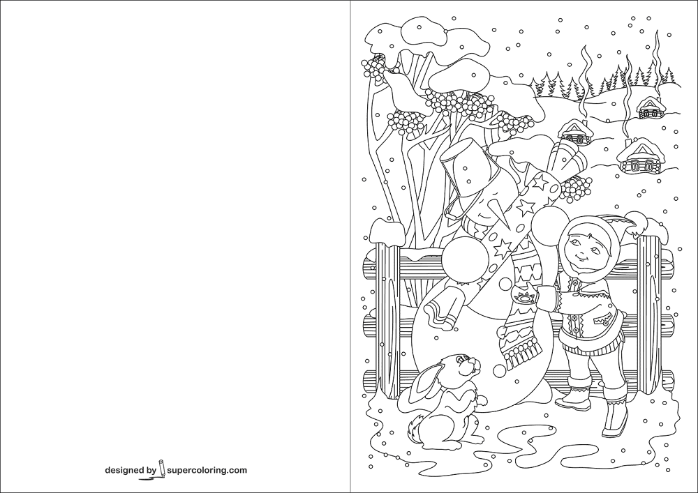 Desenho de Natal para colorir