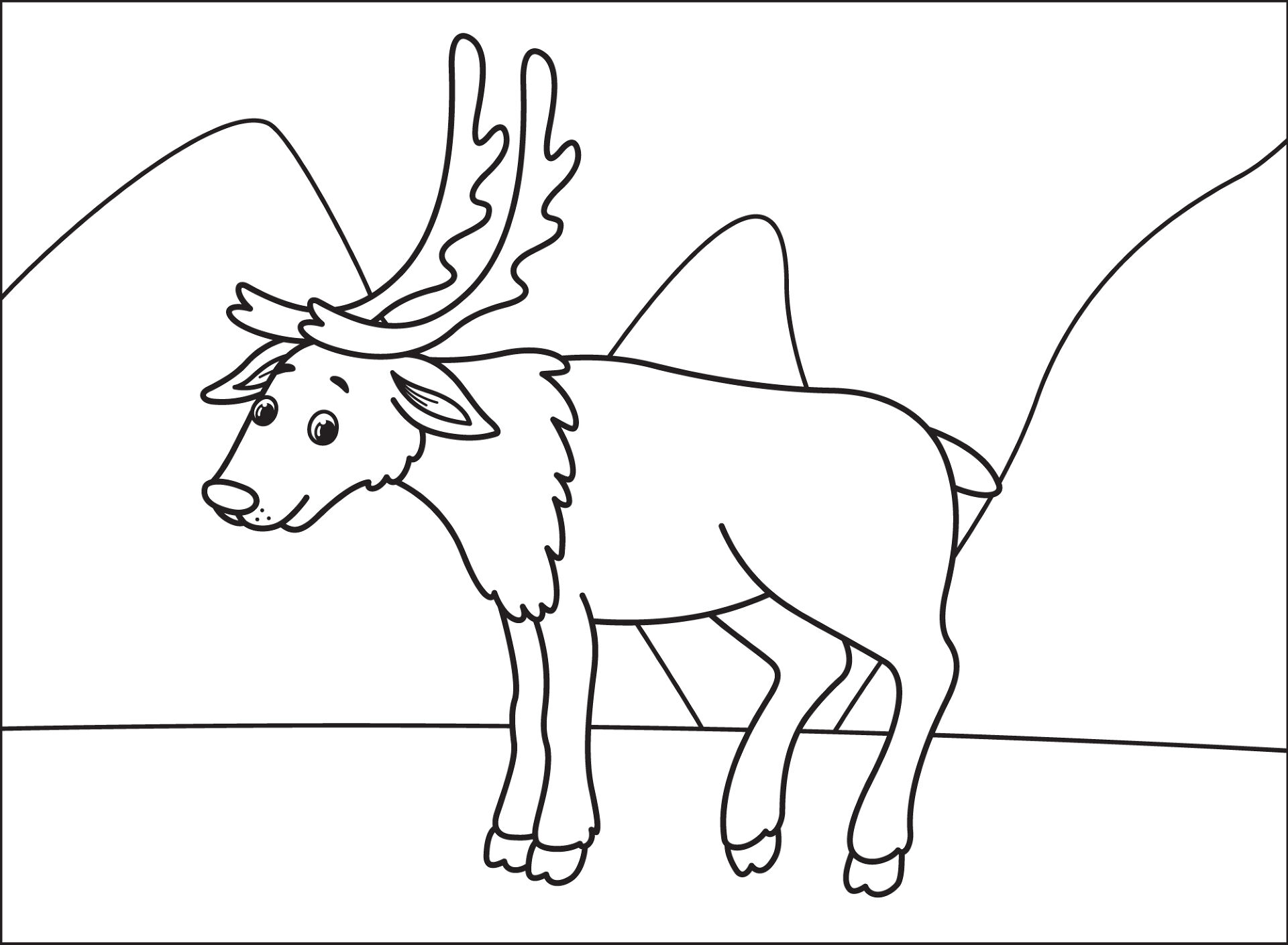 Desenho de Natal para colorir