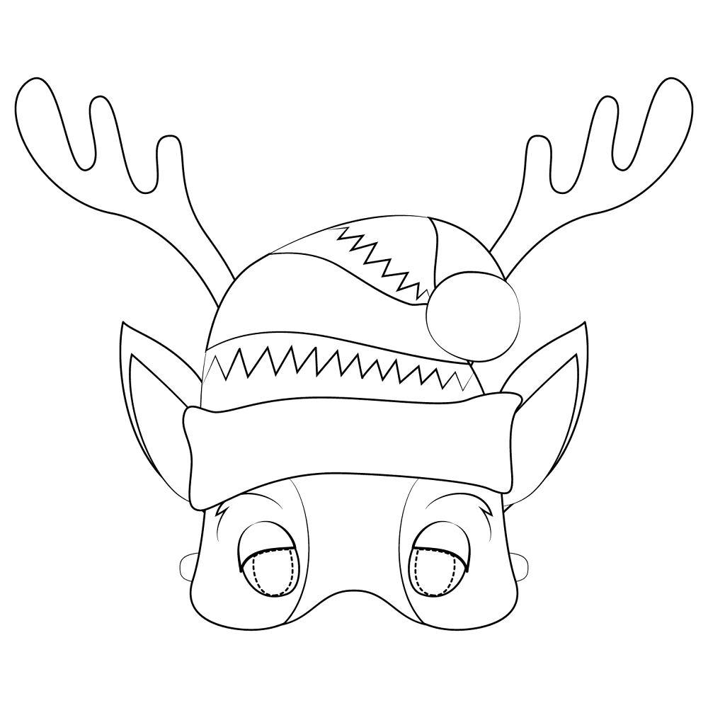 Desenho de Natal para colorir