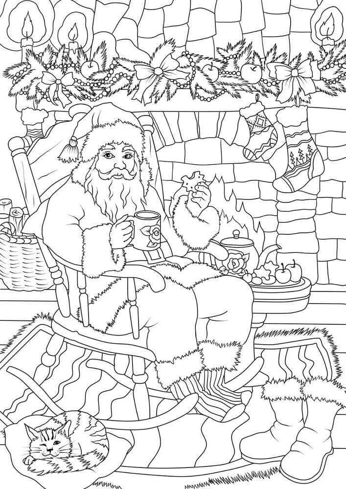 Desenho de Natal para colorir