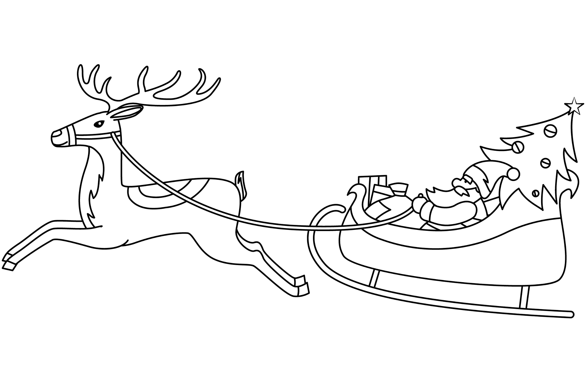 Desenho de Natal para colorir
